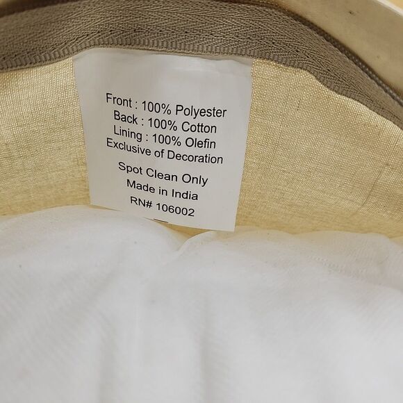 Santa Claus Christmas Pillow Beaded 34th & Pine Xmas Holiday Decor 14" Square - Picture 9 of 13